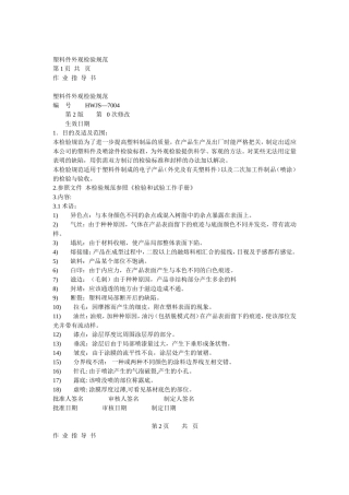 塑料件外观检验规范1