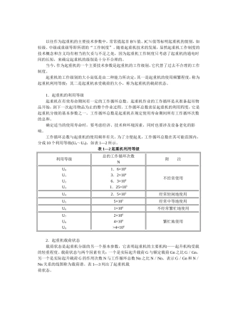 起重机工作级别