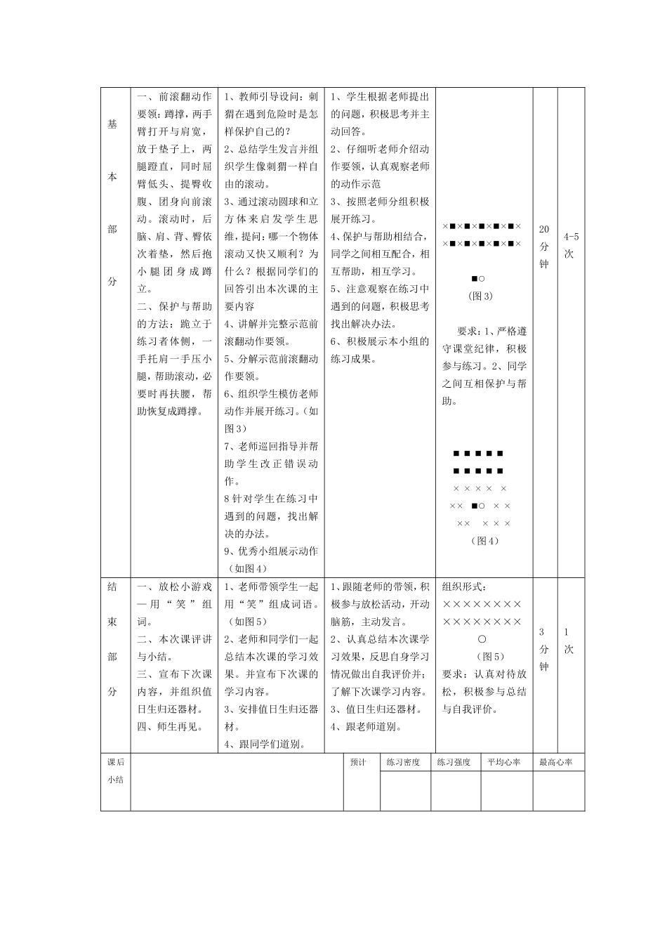 前滚翻教案—邹琴_第2页