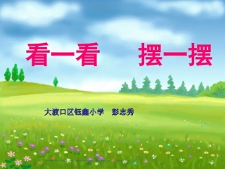 彭志秀《看一看_摆一摆》