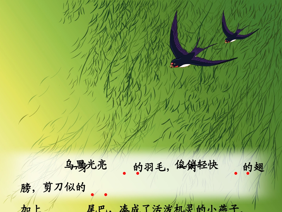 燕子第二课时课件_第1页