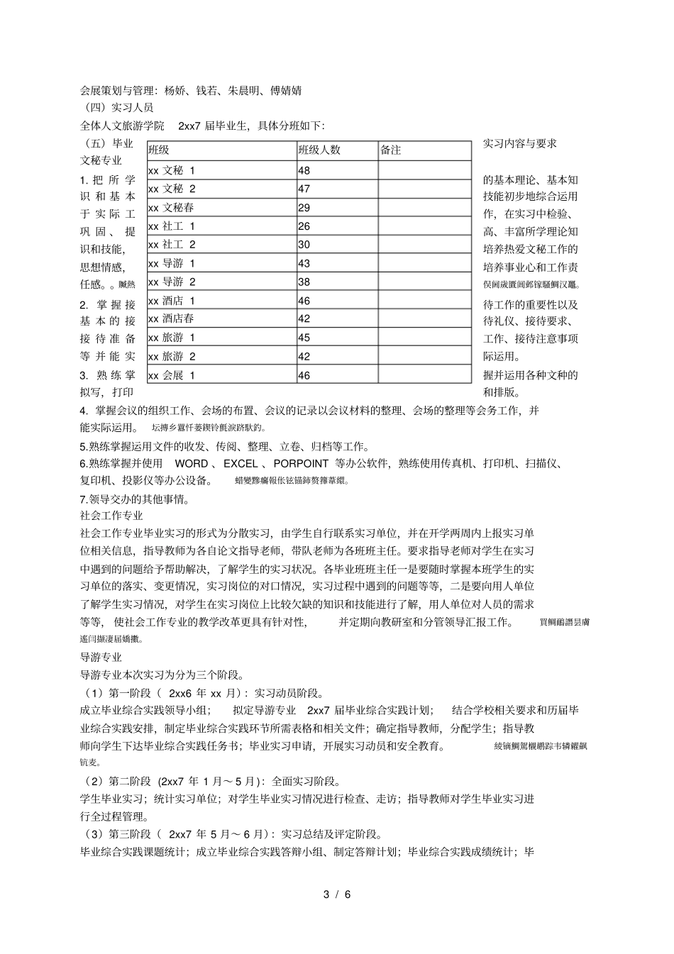 人文旅游学院2017届毕业生毕业综合实践实施计划_第3页