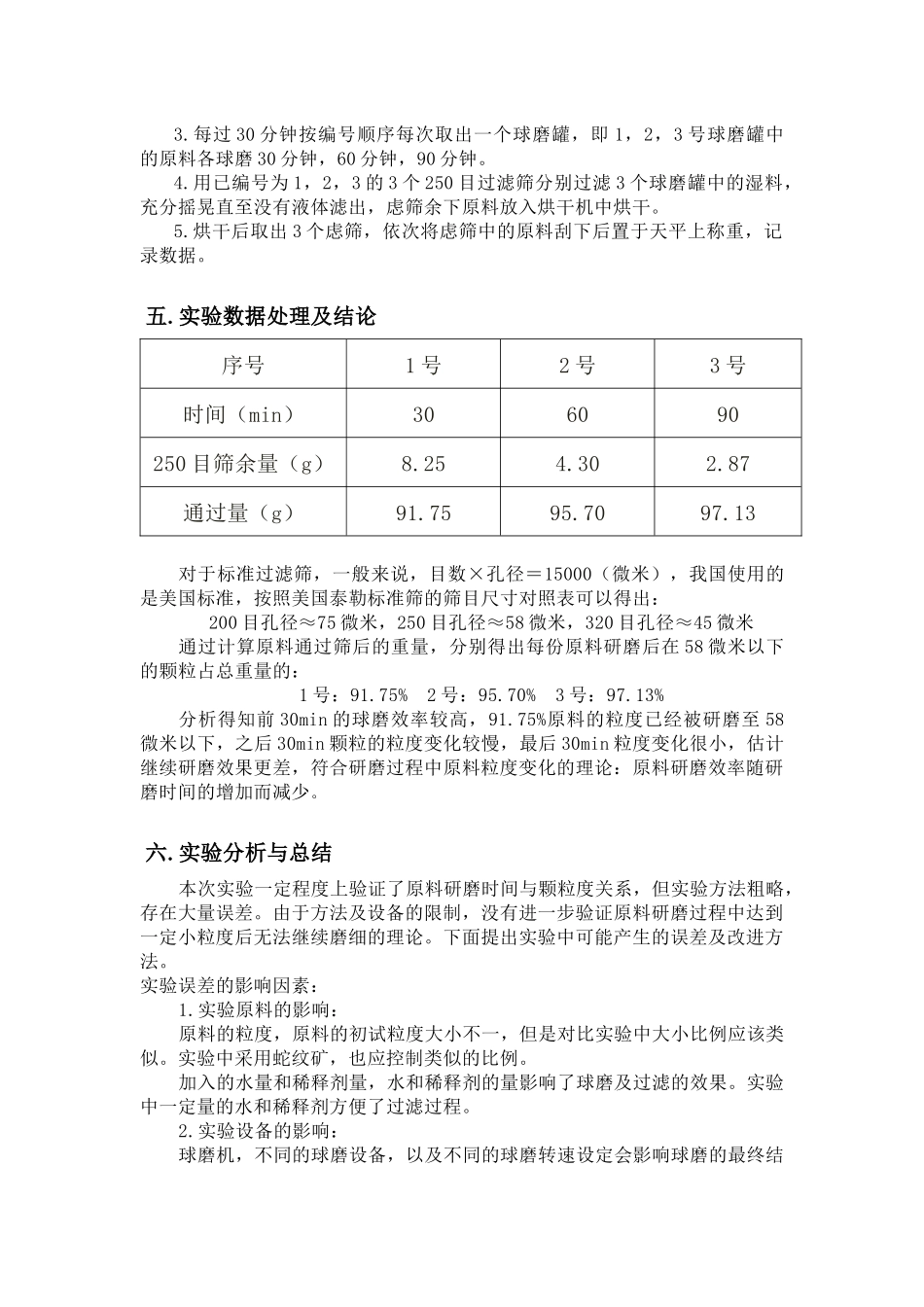 原料研磨时间与颗粒度的关系_第3页