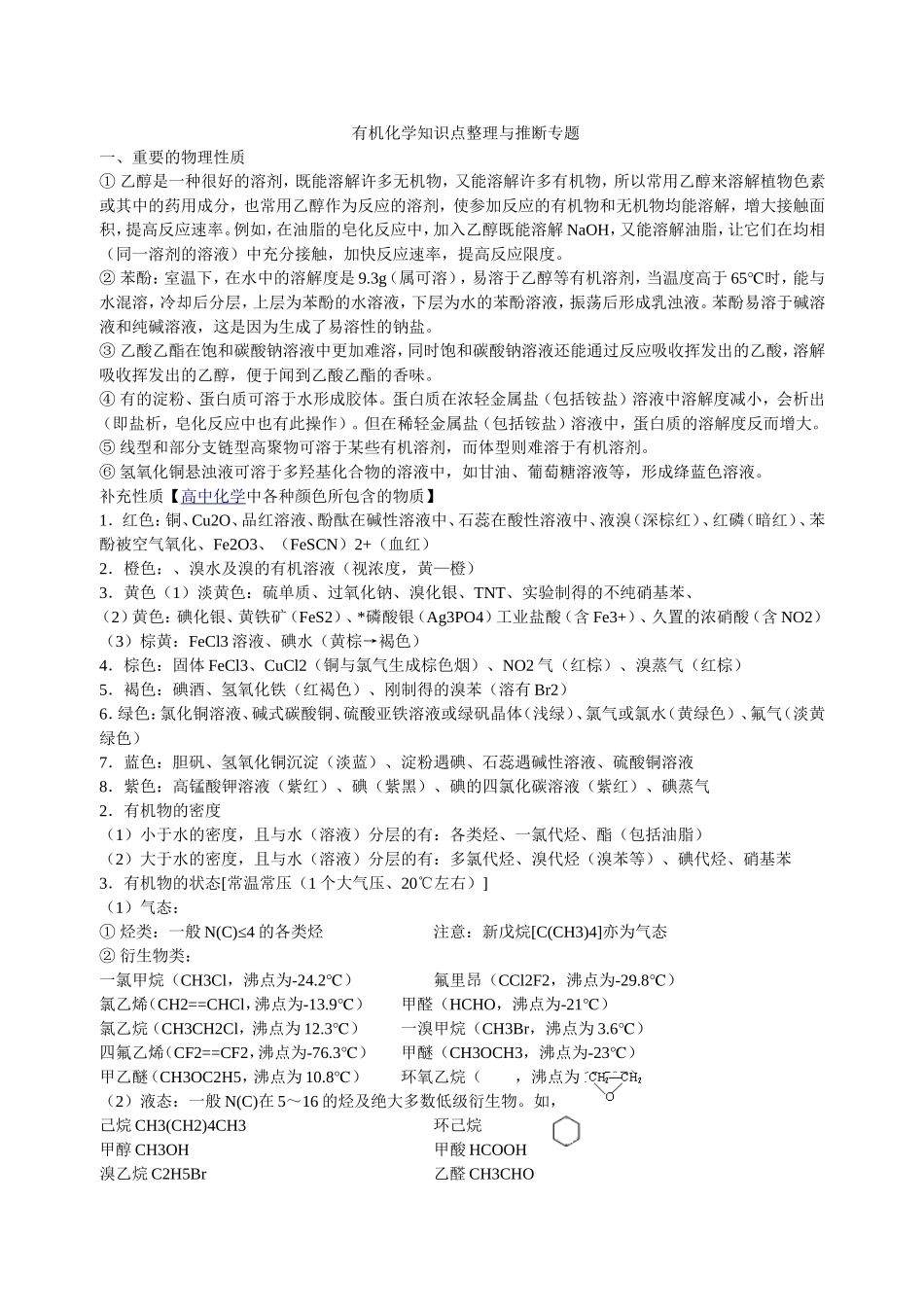 有机知识整理_第1页