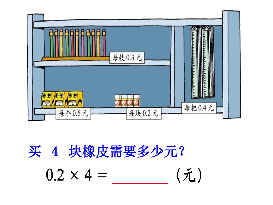 文具店(小数乘法的意义)_第3页