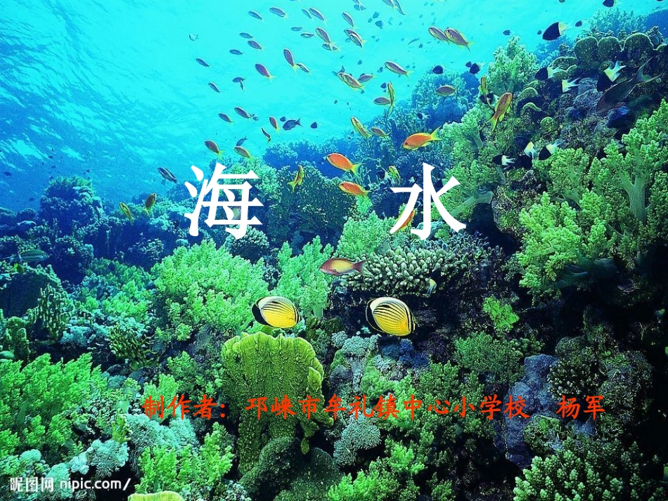 北师版海水课件_第1页