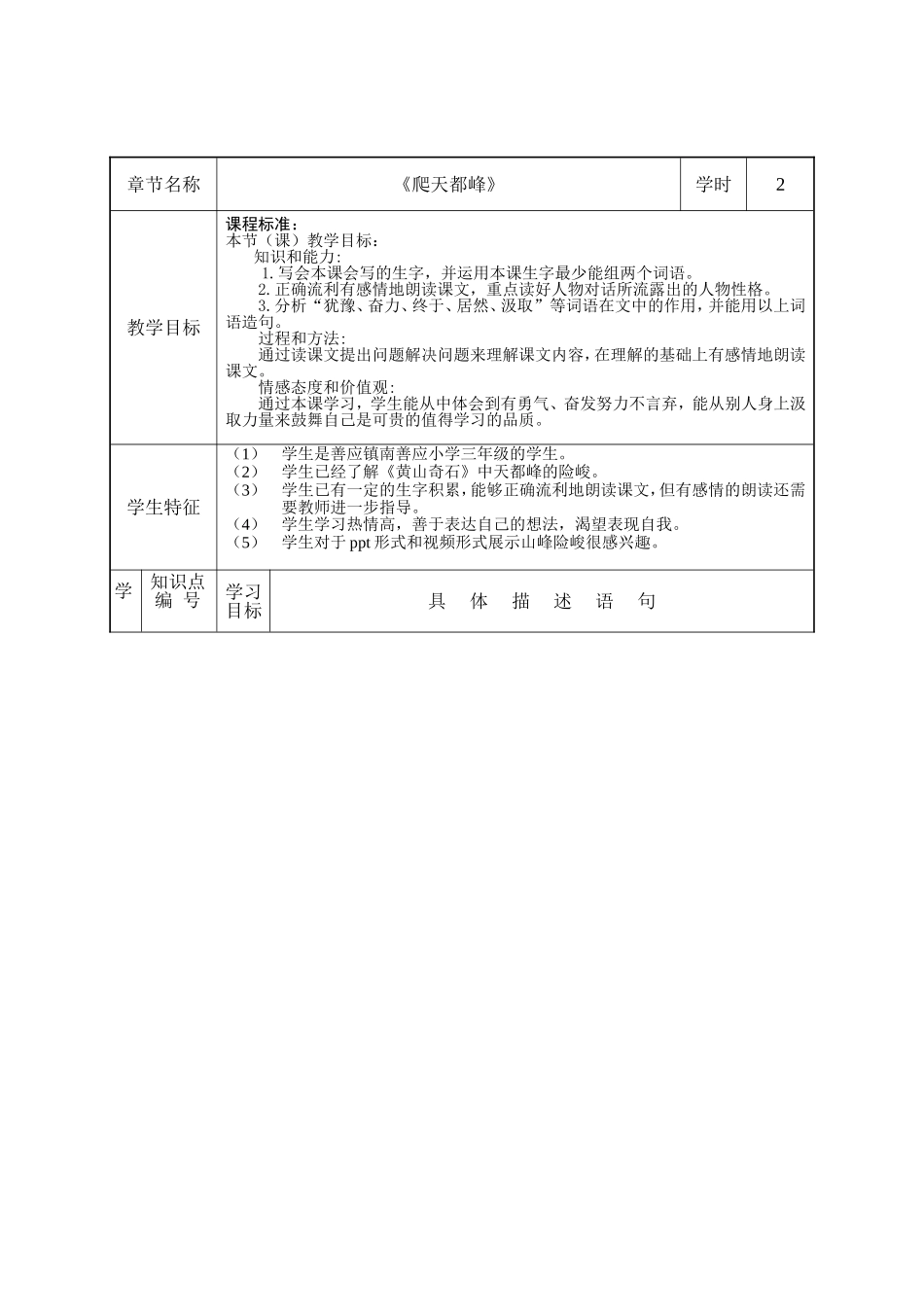 周琳的课堂教学设计表_第2页