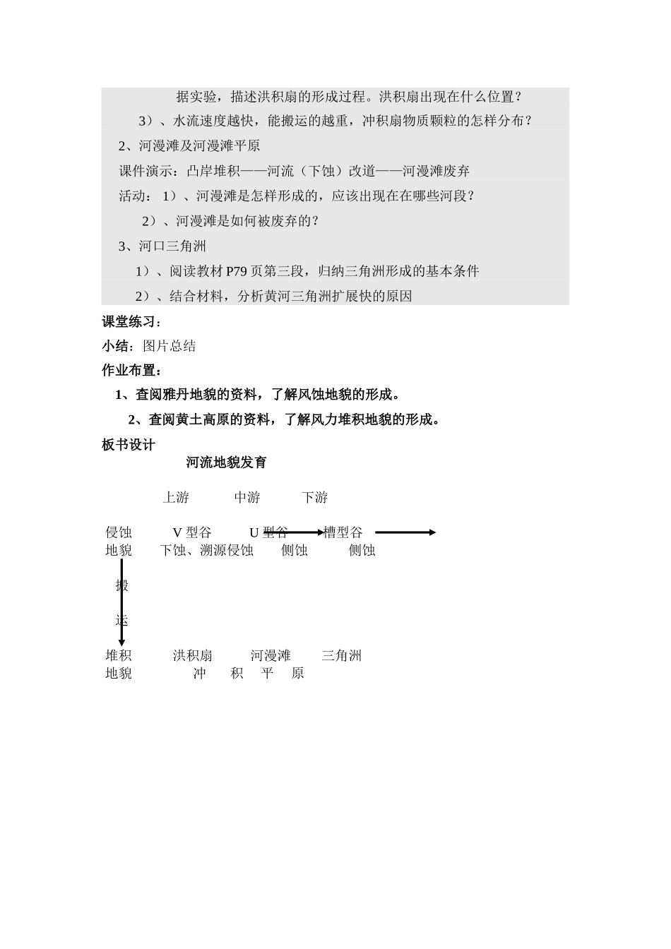 河流地貌的发育展示课教案_第3页