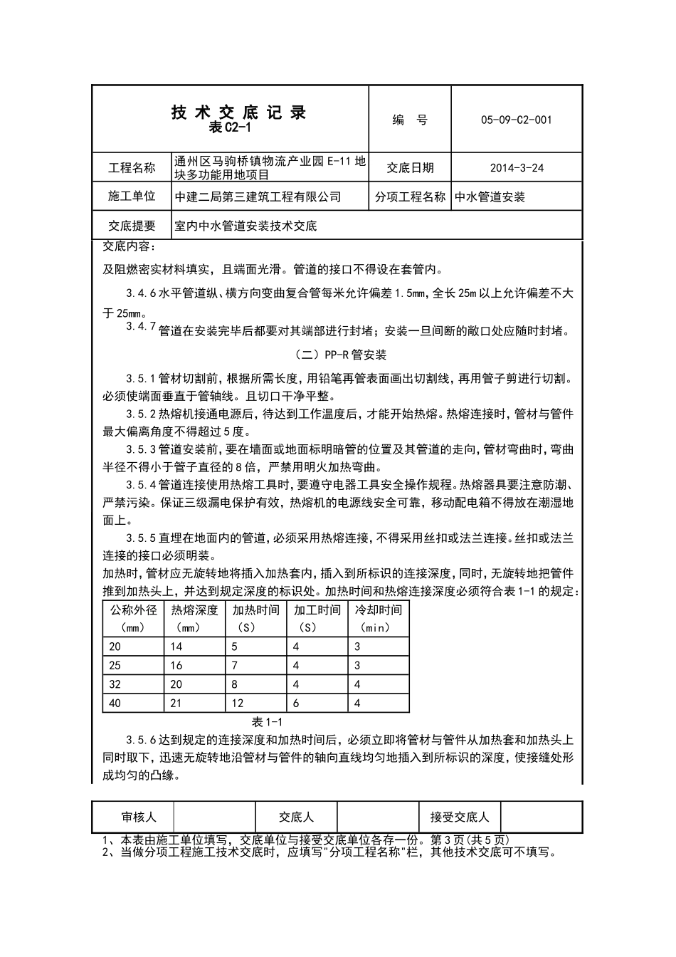 中水管道安装技术交底_第3页