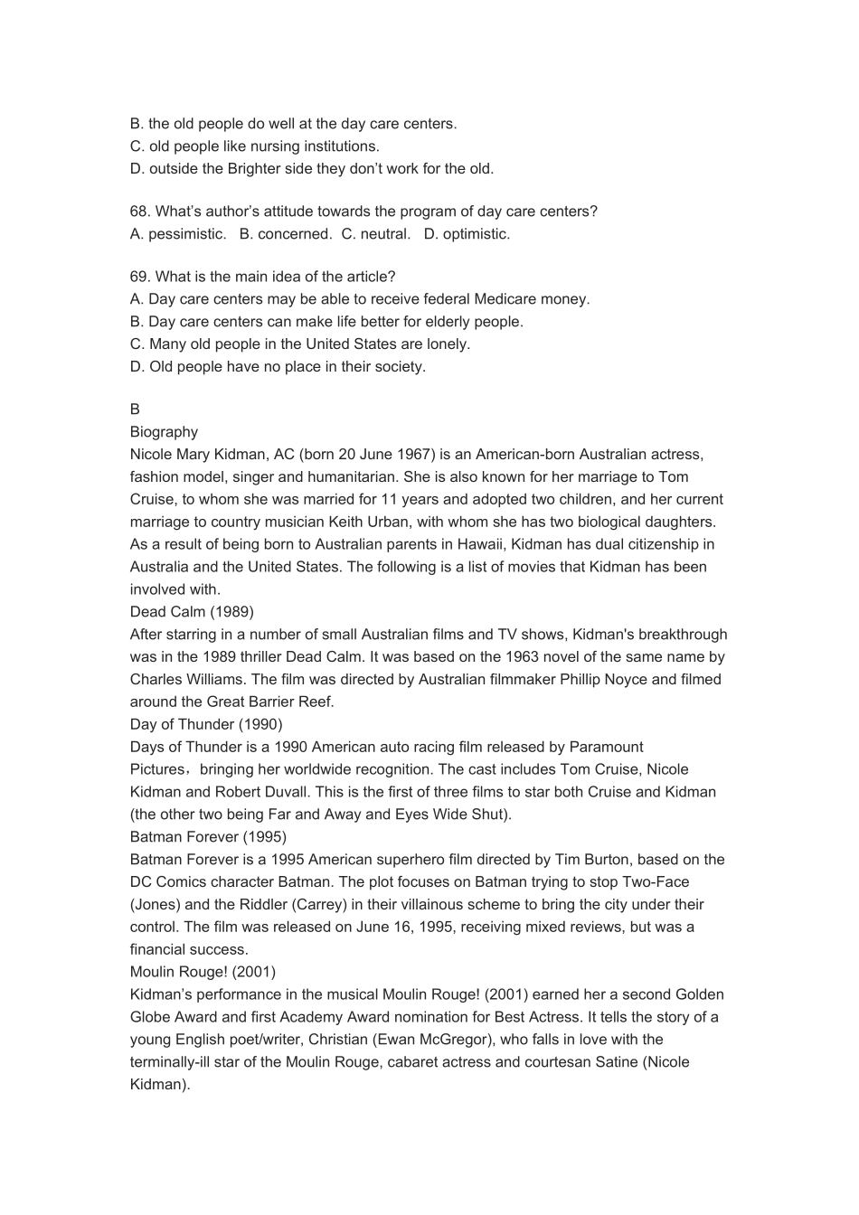 上海市2015高三英语二模试卷_第3页