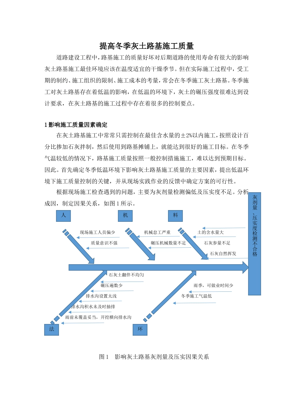 提高冬季灰土路基施工质量_第1页