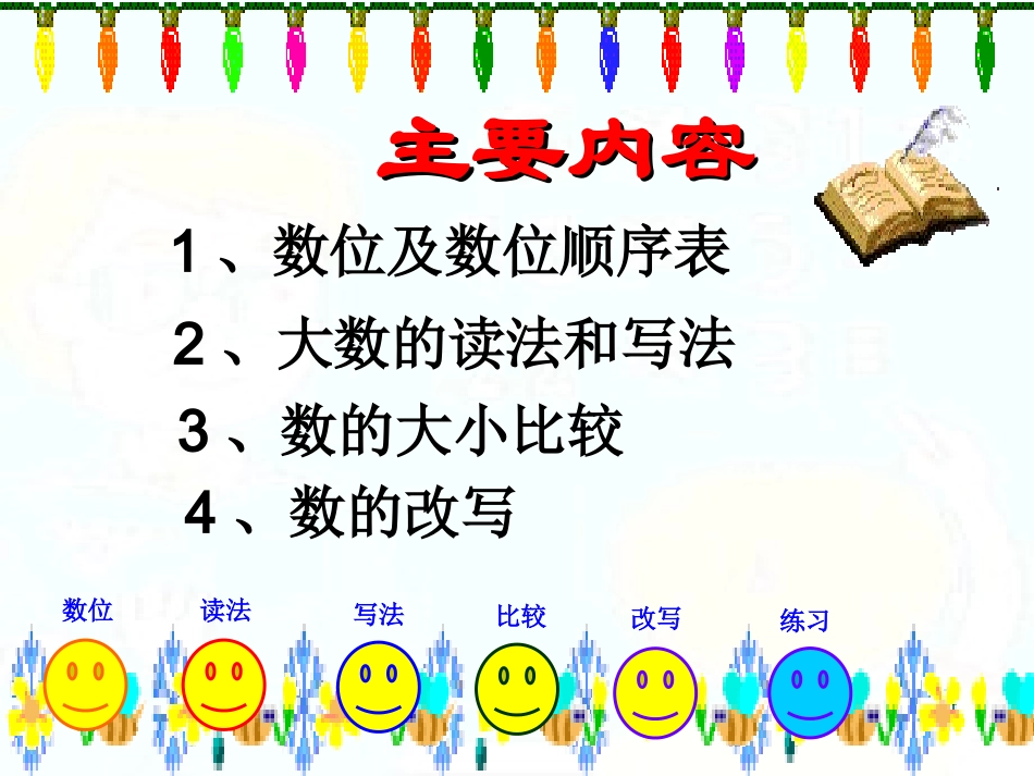 课标版小学四年级上册数学大数的认识整理与复习[1]_第2页