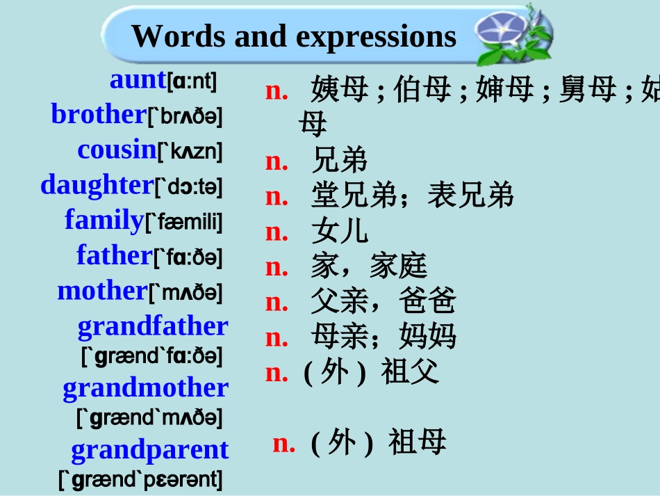 七年级上M2Unit1教学课件_第3页