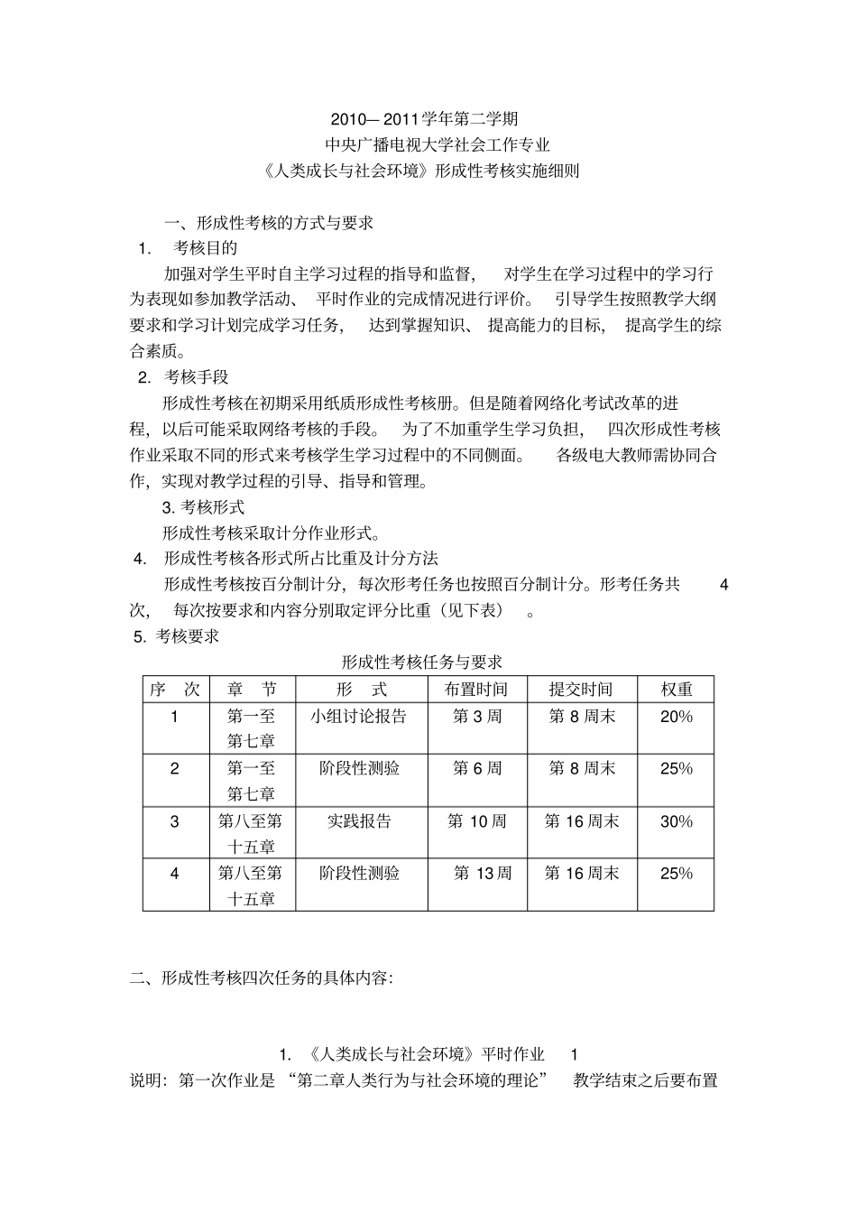 人类成长与社会环境形考作业4答案_第1页