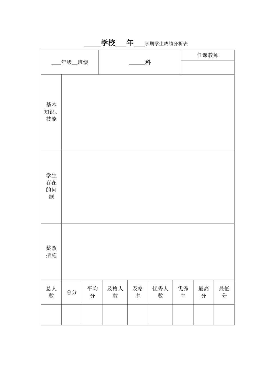 学生成绩分析表 (10)_第1页