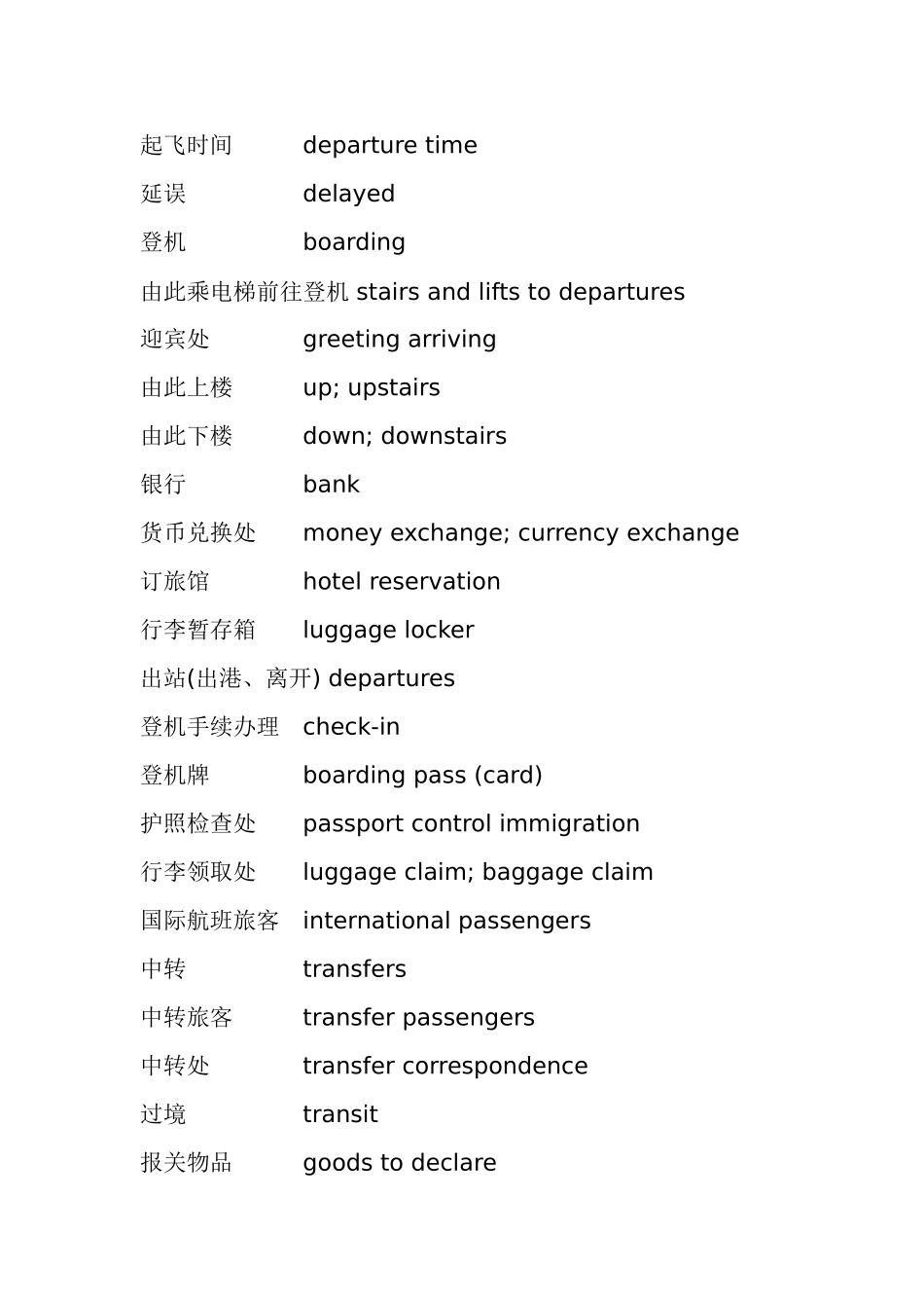 机场设施英文词汇_第2页