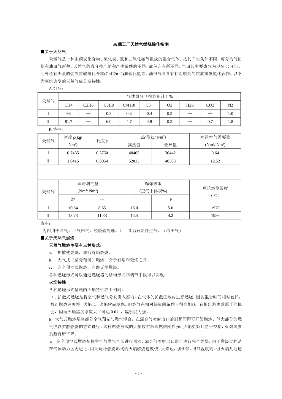 天然气操作手册_第1页