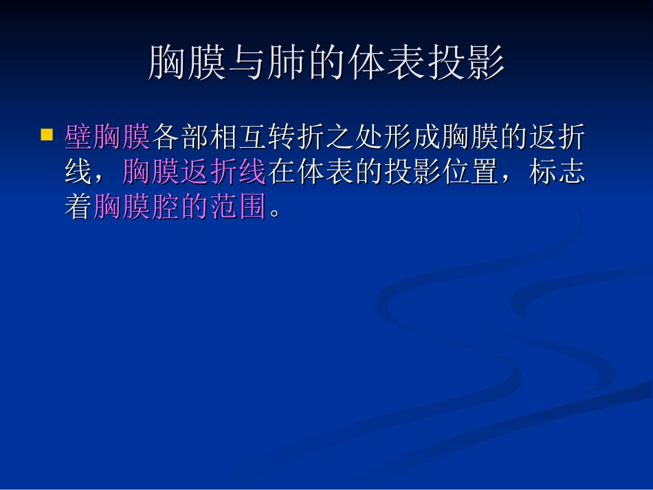 胸膜腔的体表投影_第2页