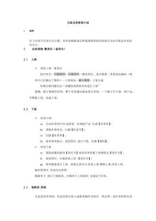 凡客仓库参观小结