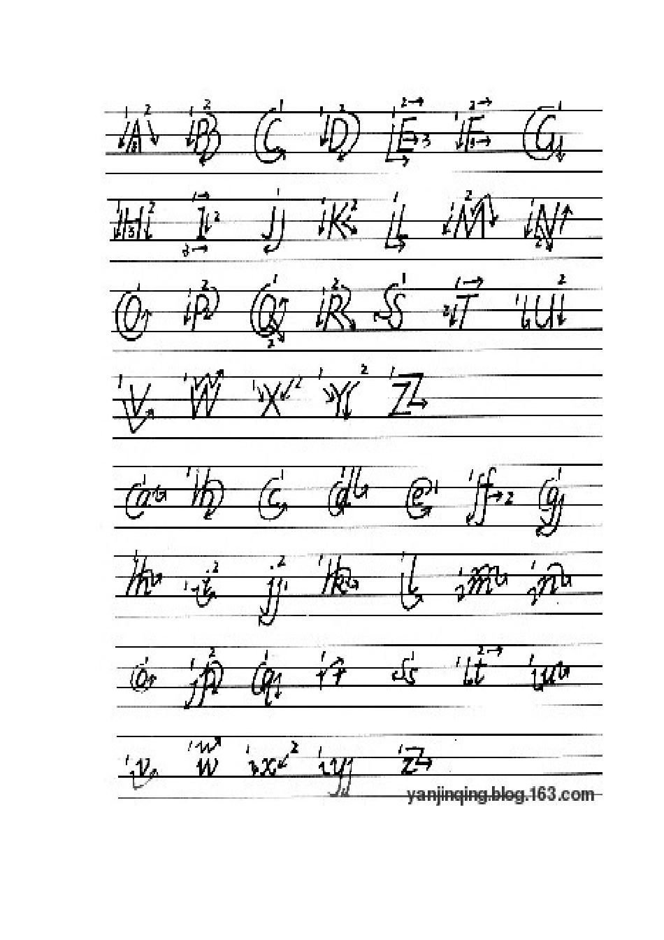 初一英语26个字母_第3页