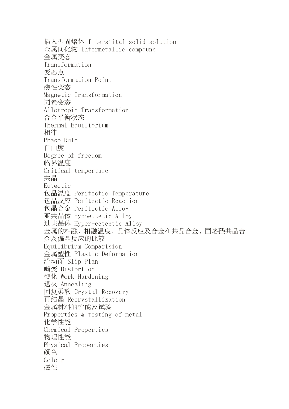 金属英语单词_第2页