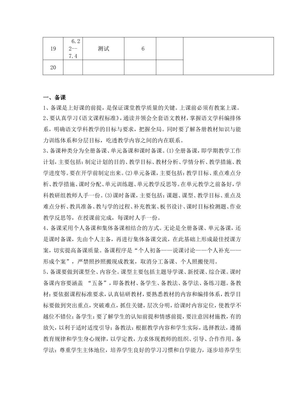 五年级下学期语文教学规范_第2页