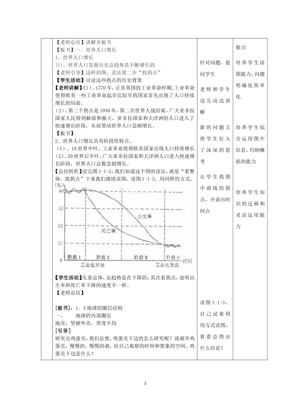 人口增长模式及地区分布_第3页