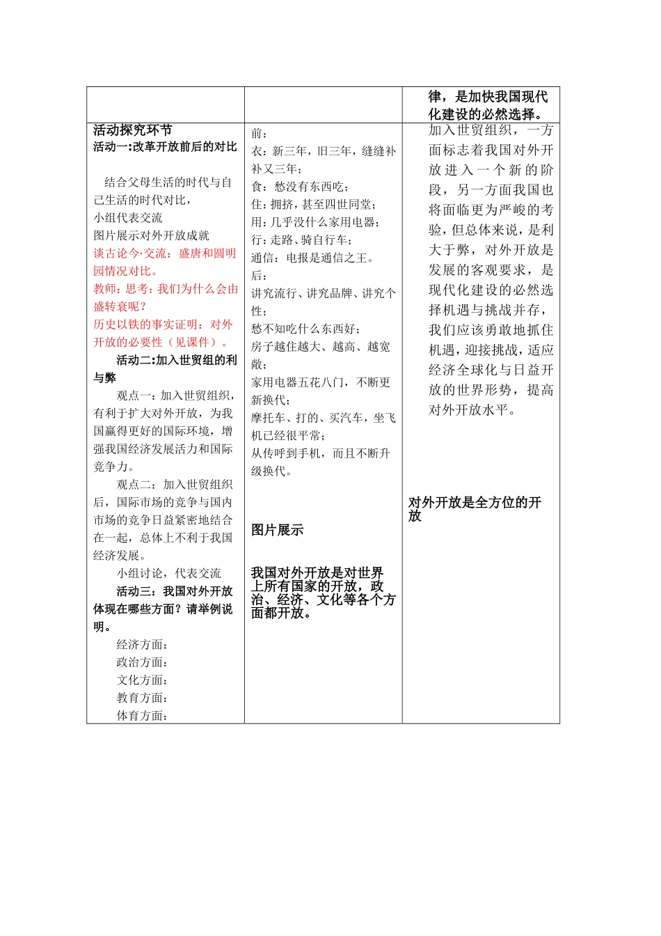 对外开放的基本国策教案_第2页