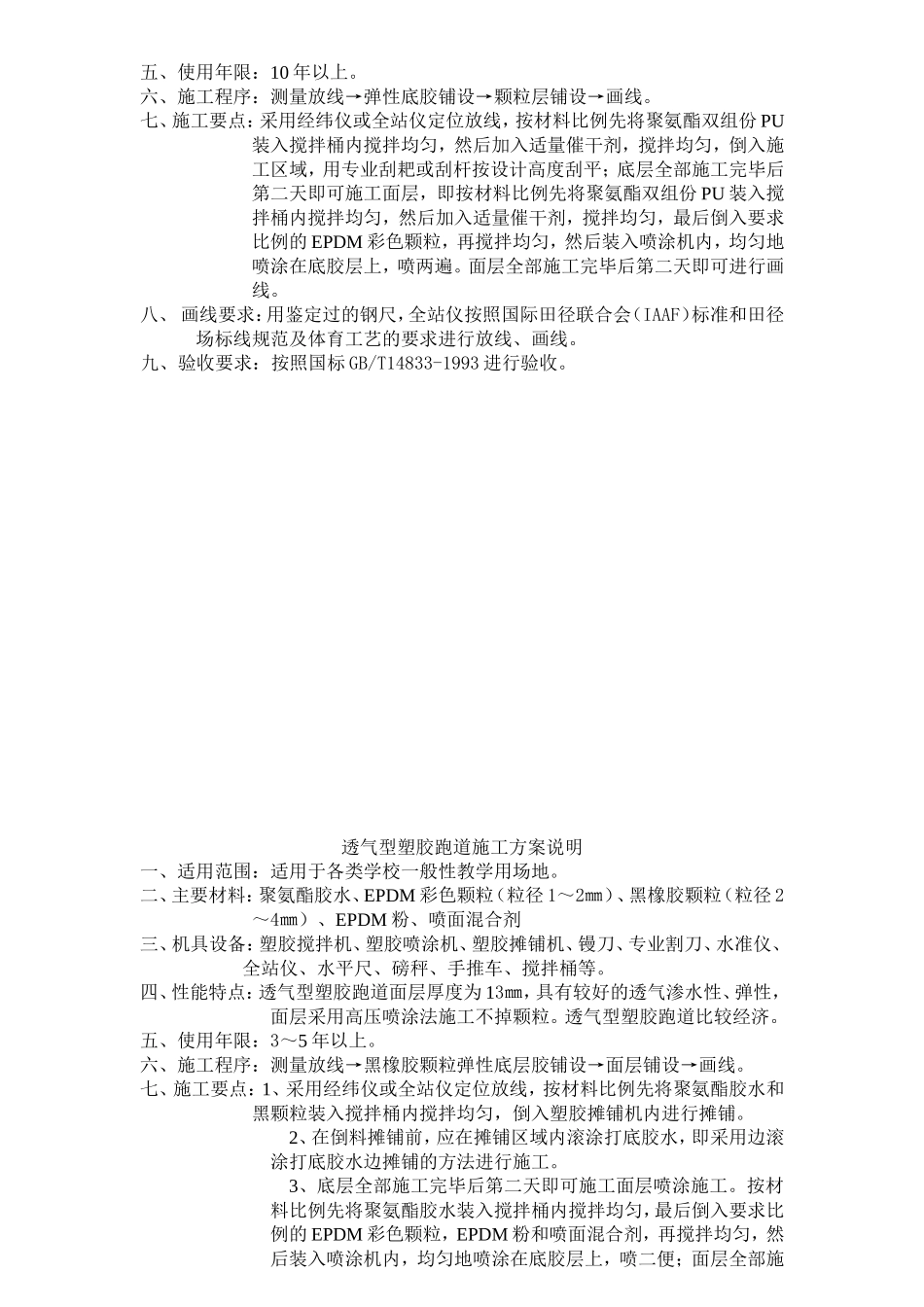 各种类型跑道施工方案说明_第2页