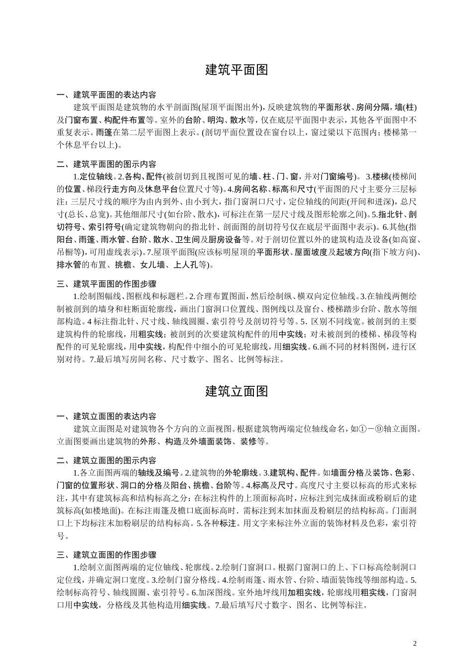建筑制图结构制图内容和要求(2013)_第2页