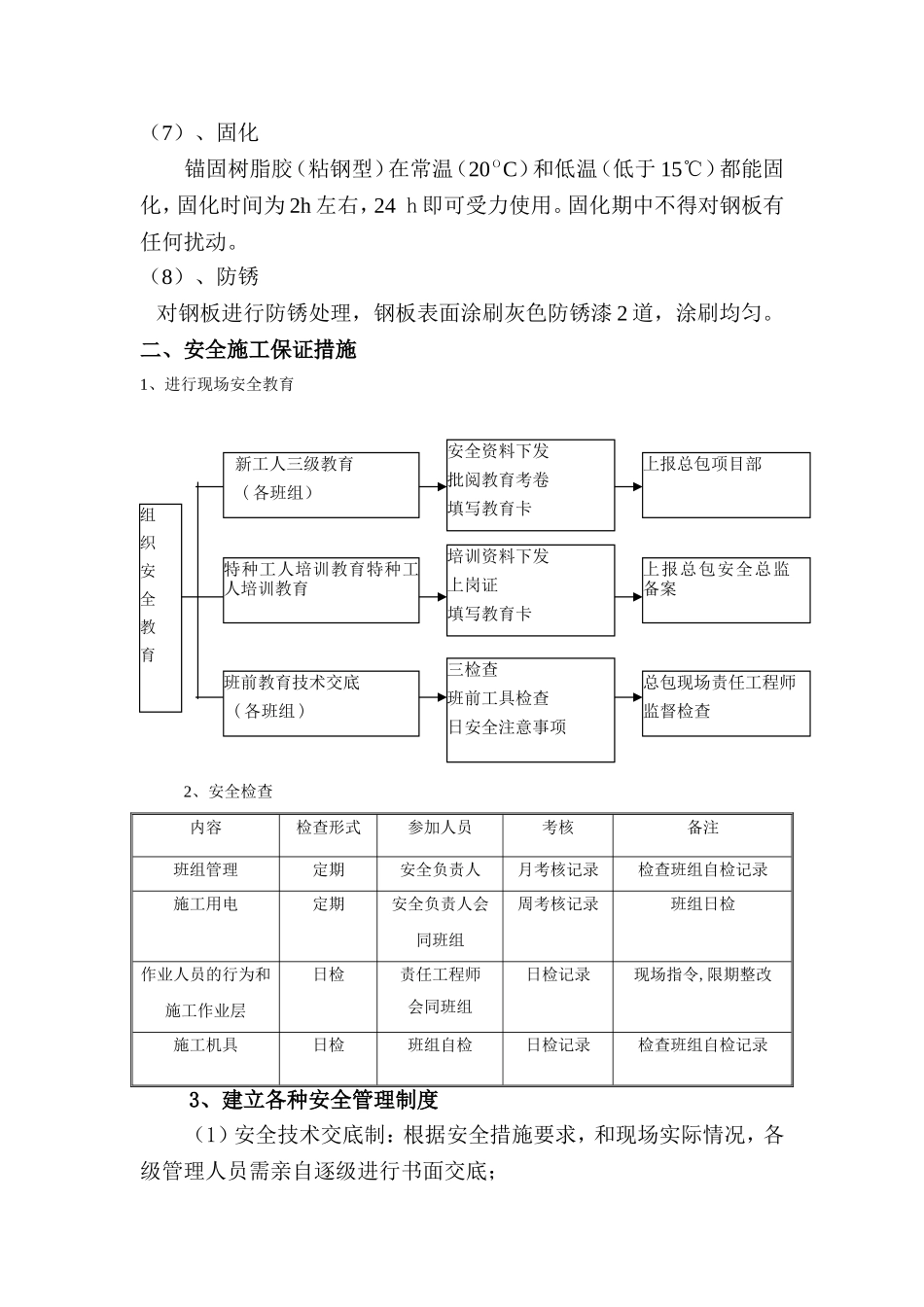 混凝土梁、板粘钢加固工程施工方案_第3页