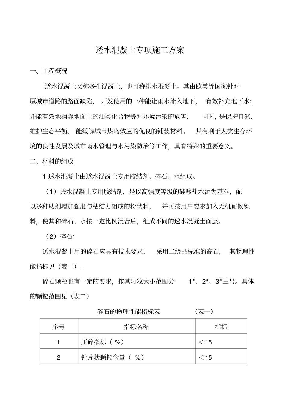 人行道透水混凝土专项施工方案_第1页