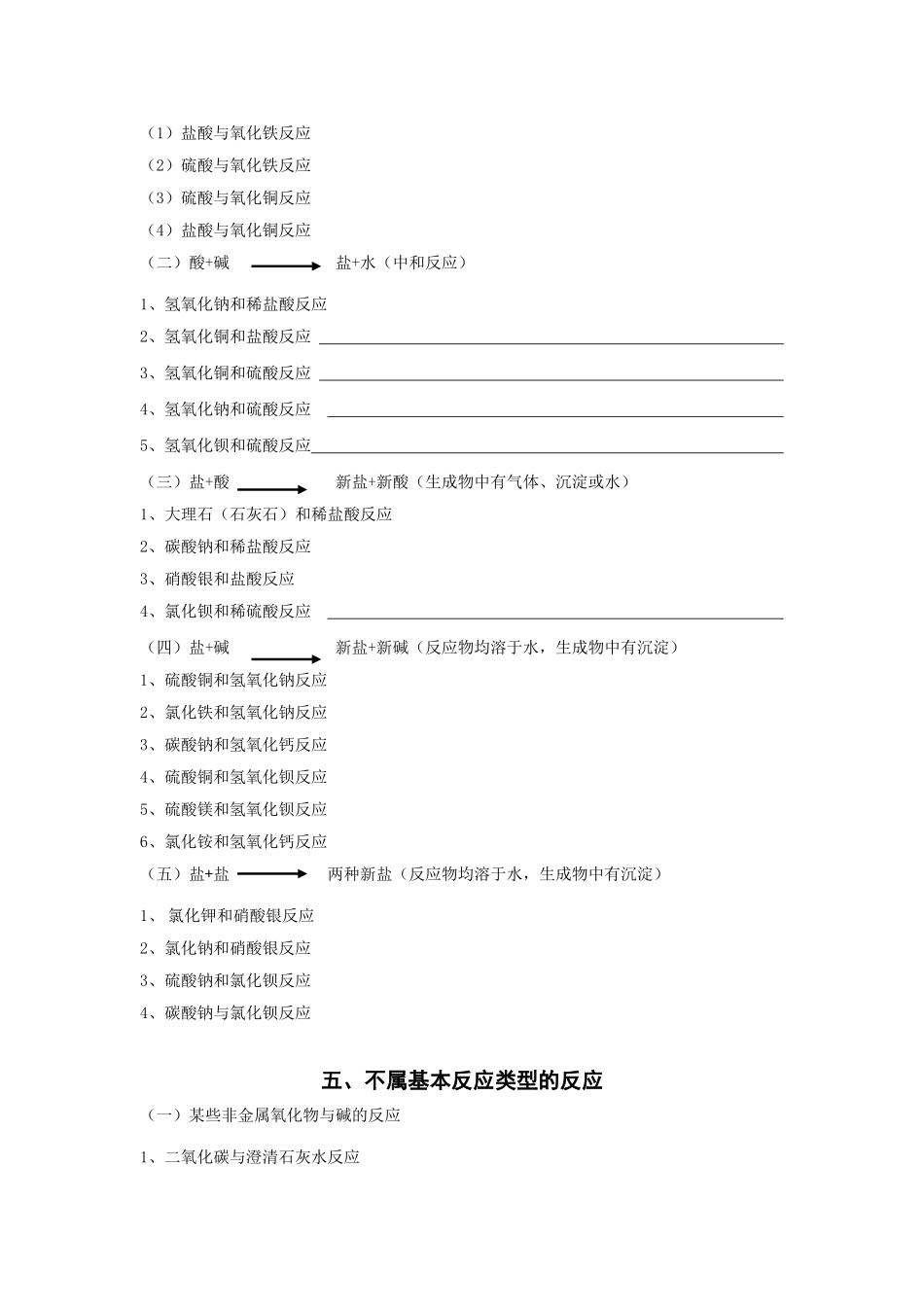九年级化学方程式大全_第2页