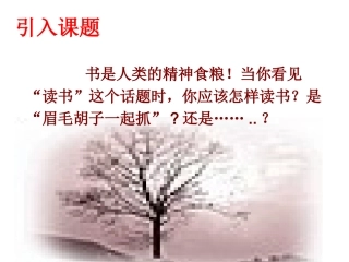 《谈读书》课件（26页）