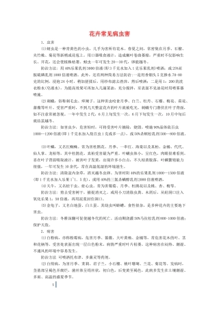 花卉常见病虫害