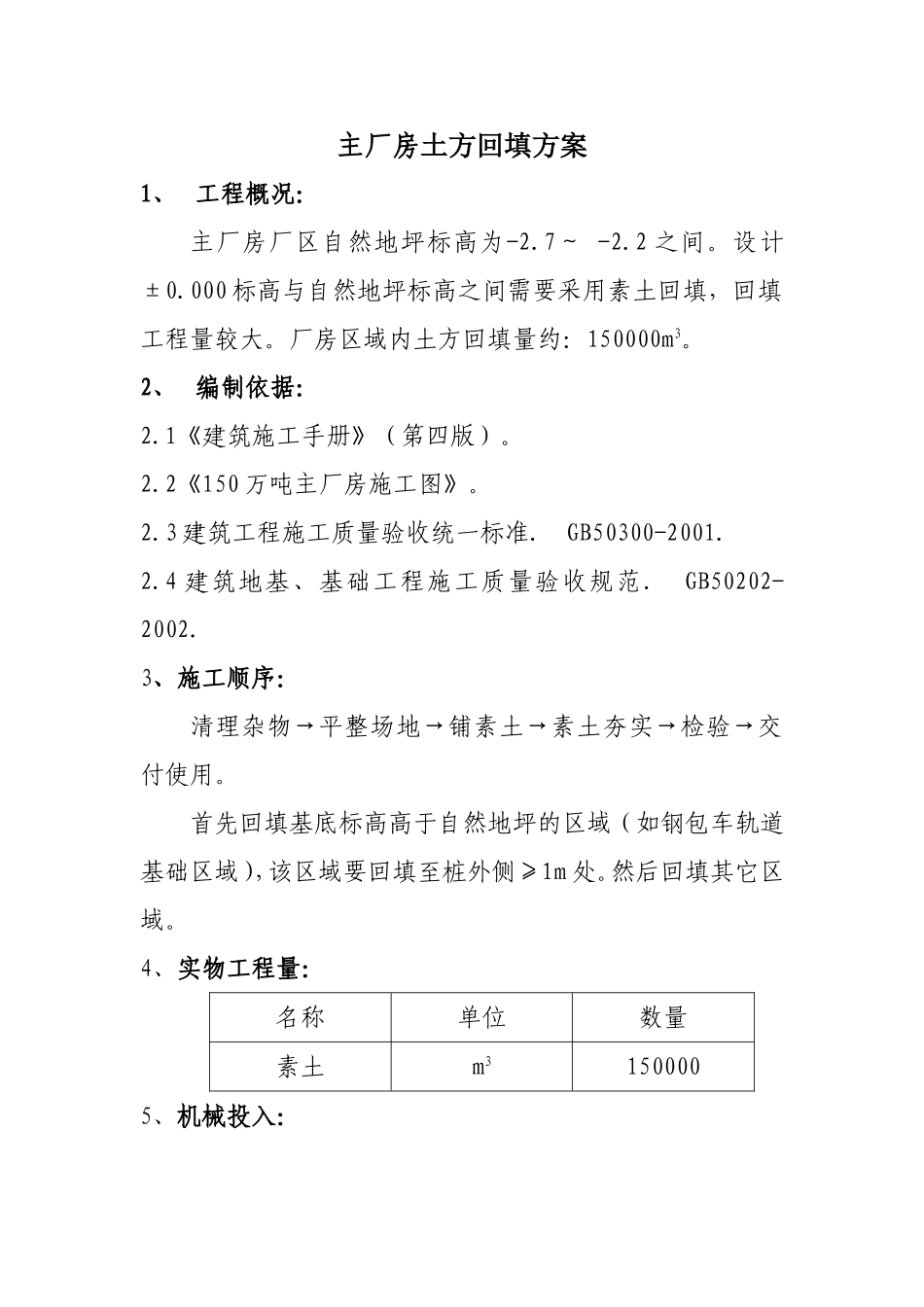 主厂房土方回填方案_第1页