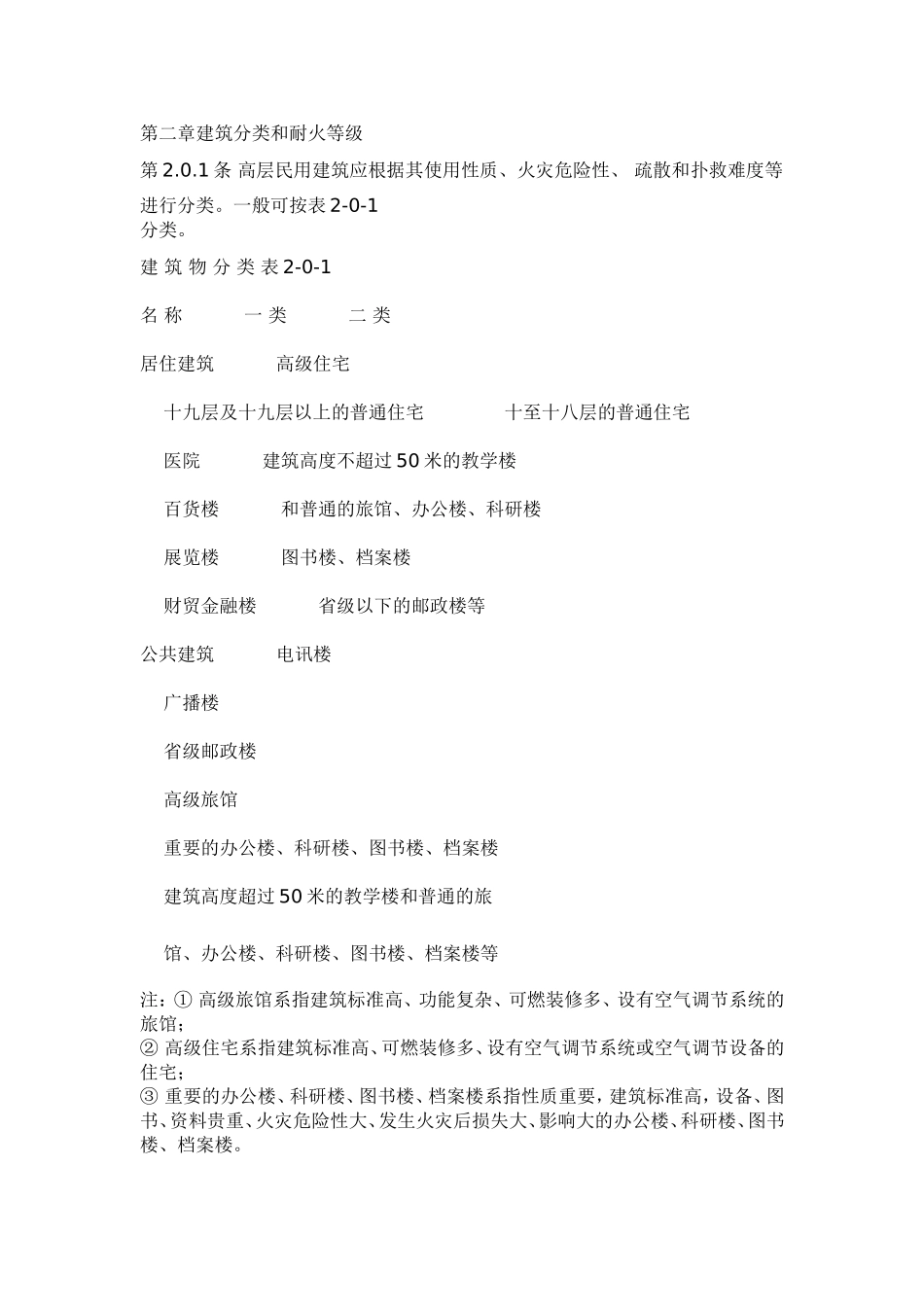 高层民用建筑设计防火规范GBJ 45-82(试行)_第2页