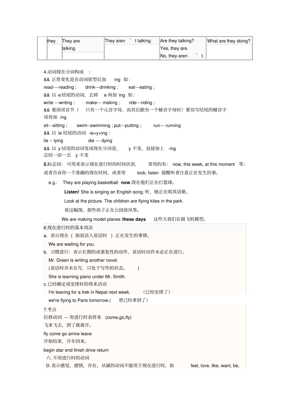 仁爱版七年级下册Unit5知识点总结_第2页