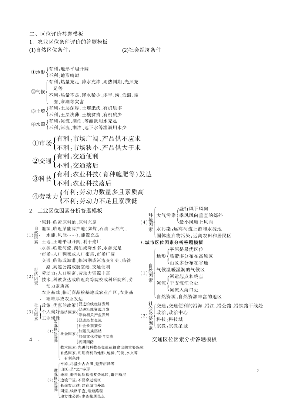 人文地理区位因素的分析_第2页