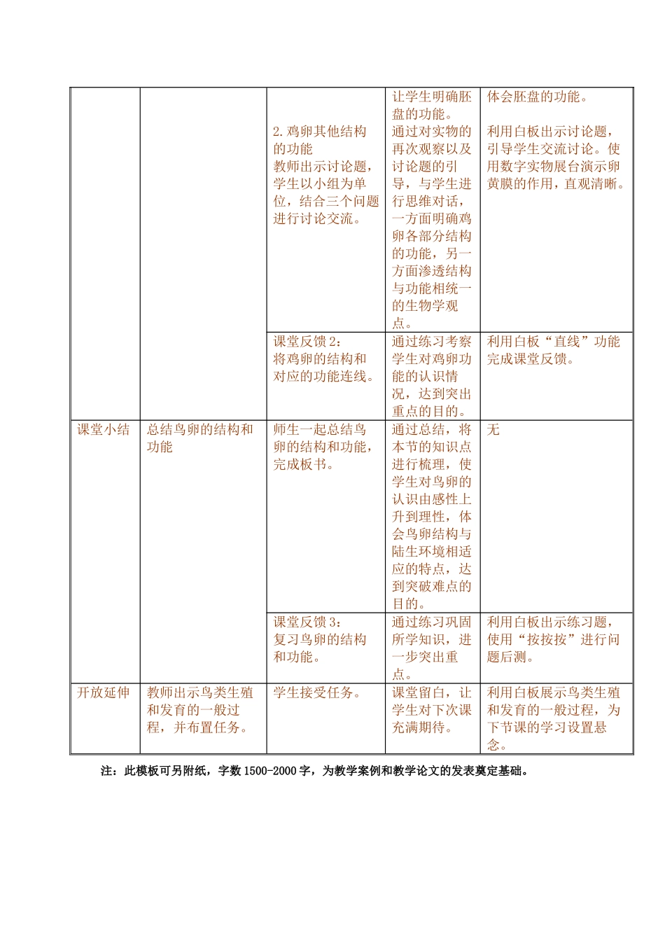 教学设计(鸟卵的结构)_第3页