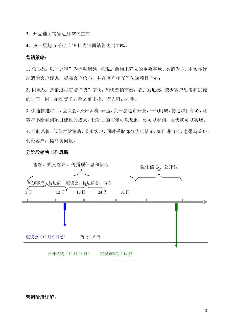 开盘前营销推广执行方案_第2页