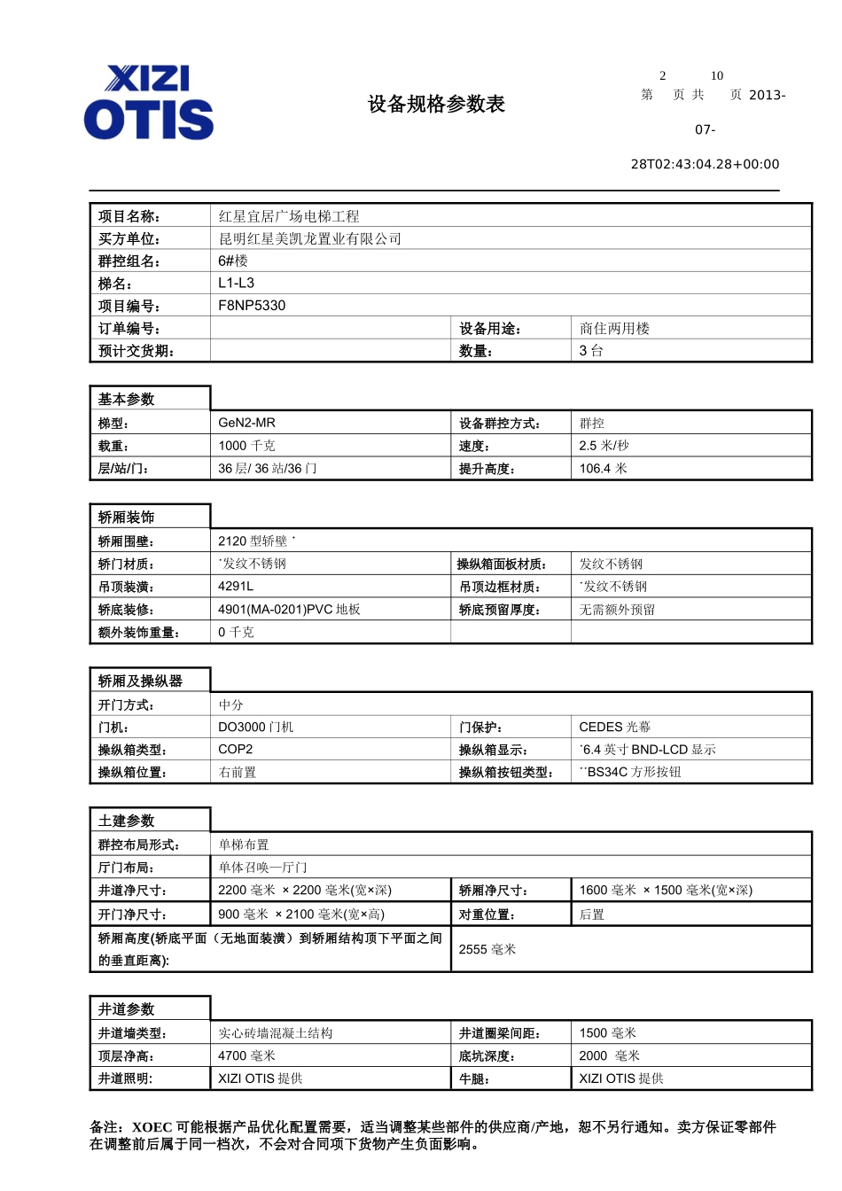 格表Gen2-MR(西奥)_第2页