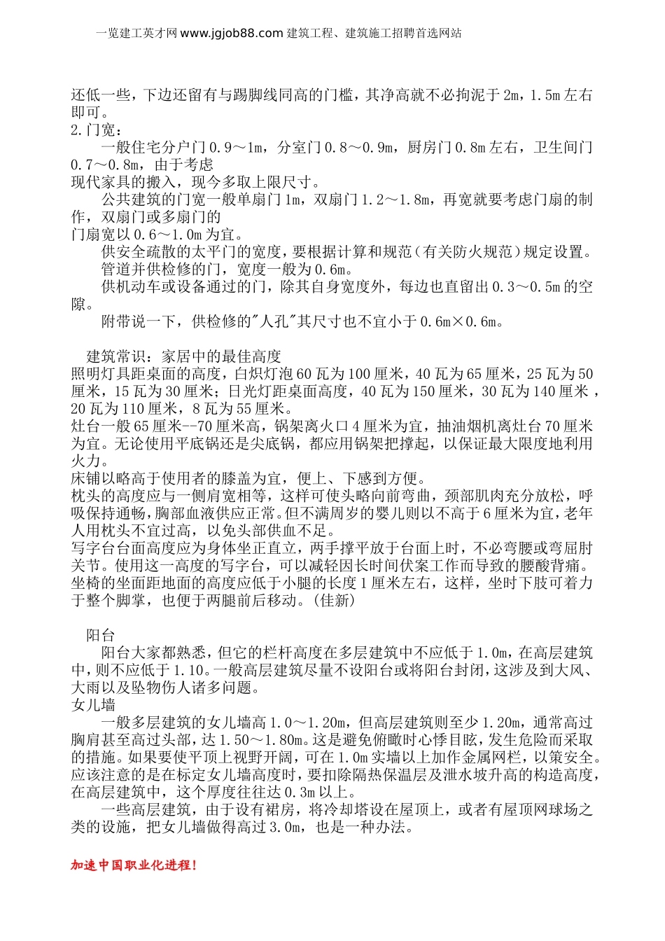 建筑尺寸常识_第3页