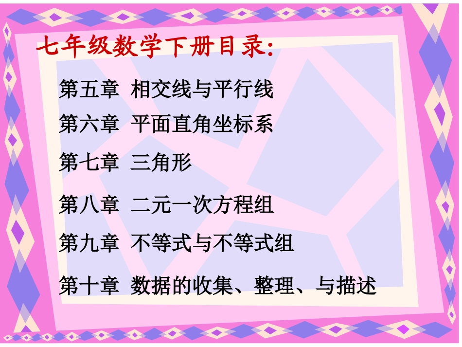 七年级（下）数学人教版总复习_第2页
