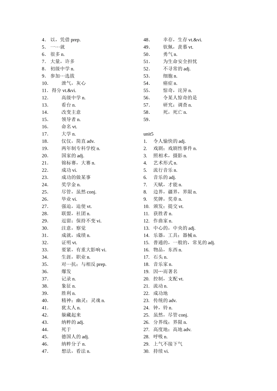 新江苏译林版初三英语9上单词表默写（全一册）_第3页