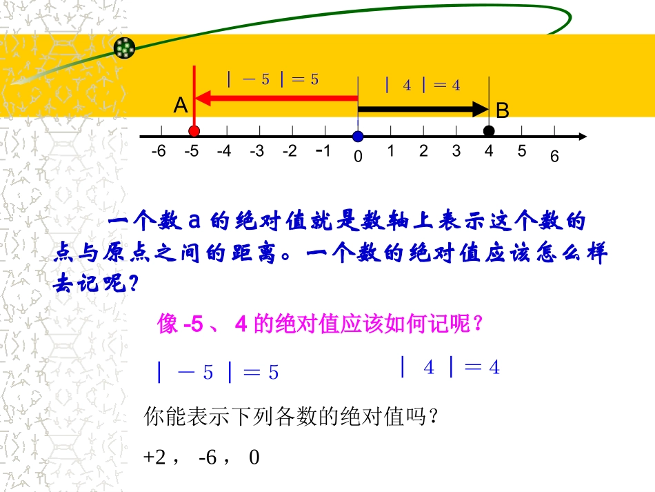 北师版七上《23绝对值》课件1_第3页
