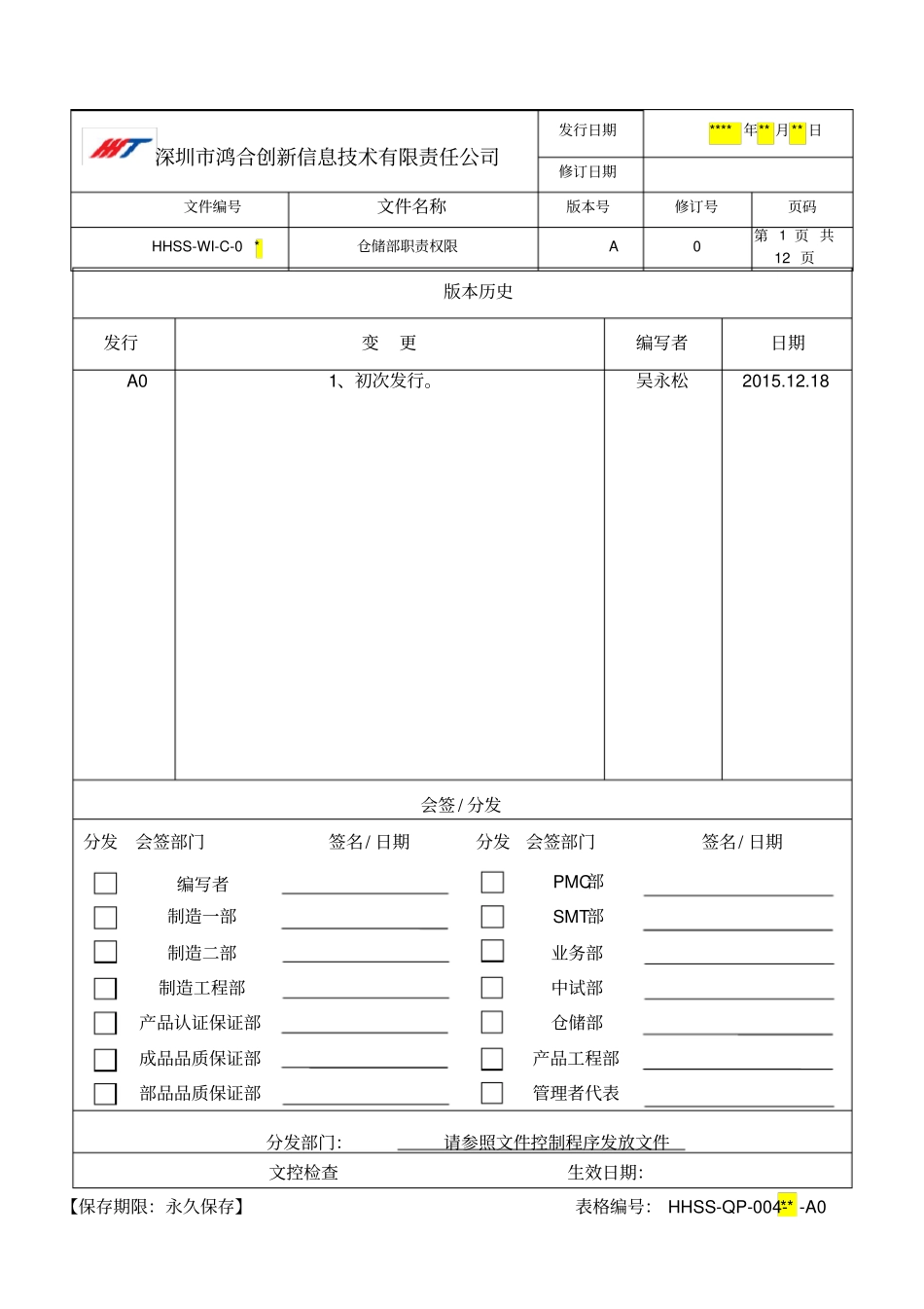 仓储部职责权限讲解_第1页