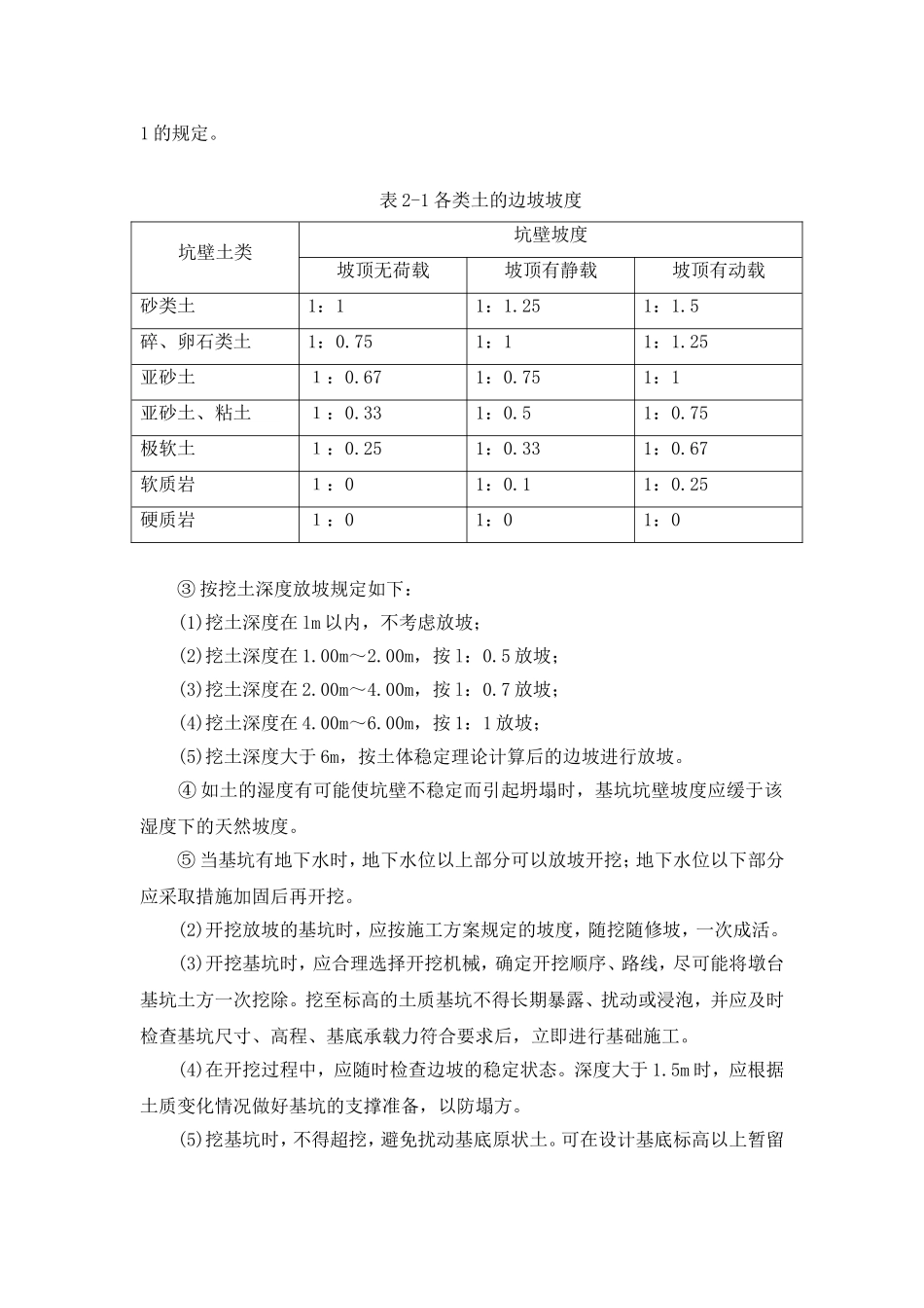 基础明挖基坑规定_第3页