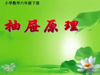 《抽屉原理》PPT课件