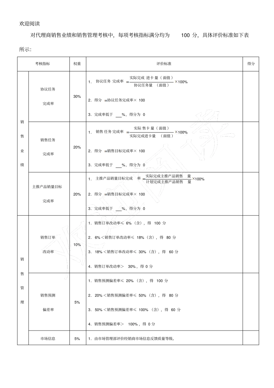 代理商量化考核及管理_第2页